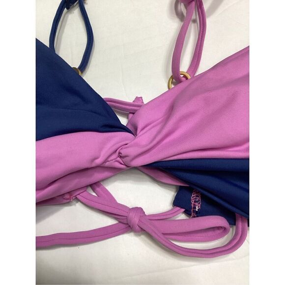 New. L*SPACE iris blue and pink bikini top. Small. Retails $110 - Picture 10 of 16